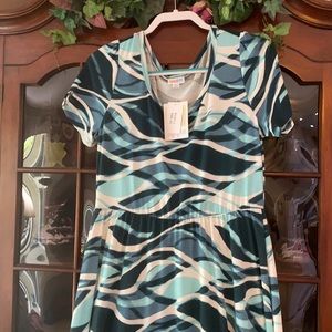 LuLa Roe Maxi Dress Riley Large